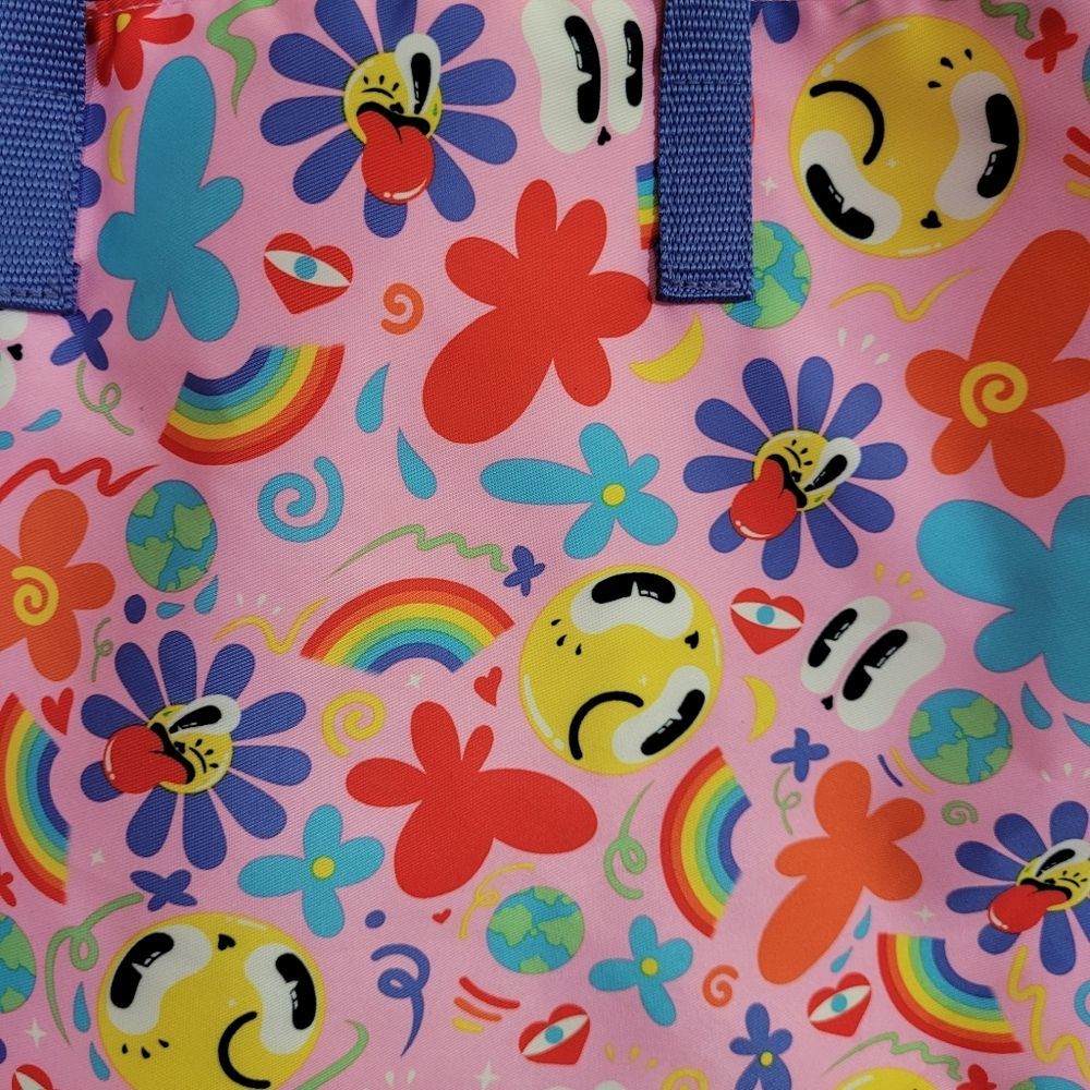 Estee Lauder Hattie Stewart Tote Bag Fun Print Beach Bag - Picture 7 of 11